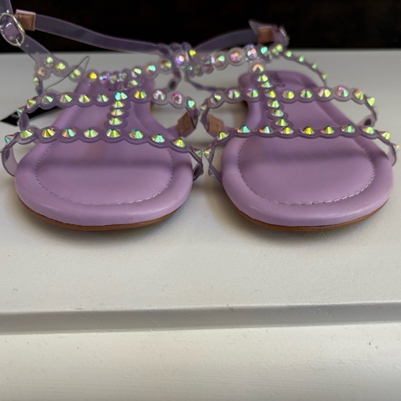 NWT Torrid Embellished Jelly Gladiator Sandals 8.5 Wide - Picture 4 of 7
